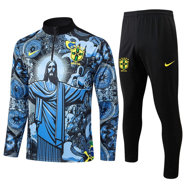 Sudadera De Training Brasil 2024-25 Azul